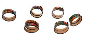 Leather ring x10