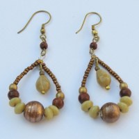 Boucles d'oreille grain de raisin