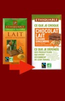 Chocolat Lait sésame gingembre Ethiquable