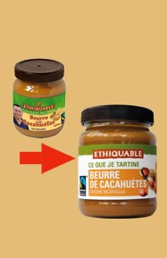 Beurre de cacahuète 350 g Ethiquable