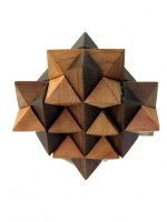 Casse tête polyèdre en bois 
