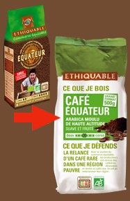 Café Equateur BIO 500 gr Ethiquable