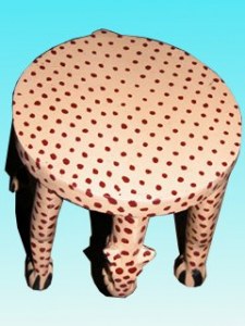 Tabouret Leopard MM