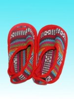 Sandales coton enfant attache au talon