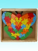 Puzzle papillon alphabet