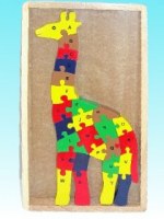 Puzzle girafe alphabet