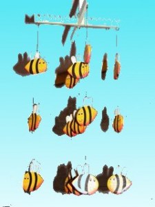 Suspension abeilles