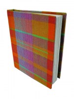 carnet madras pocket 5 x 7,5 cm recouvert de madras coton