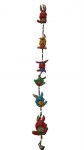 Suspension lapins 130 cm en coton