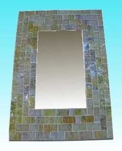 Miroir rectangulaire 20 x 25 paille