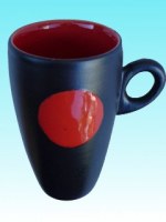 Tasse soleil rouge