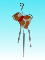 Suspension carillon Chien