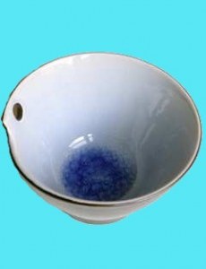 Bol à nouilles céramique bleu