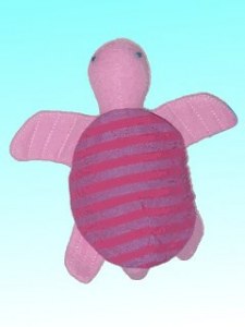 Pink tortoise softtoy