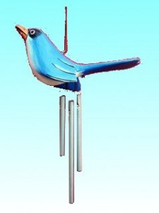 Carillon petit  oiseau bleu