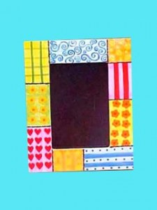 Cadre photo patchwork